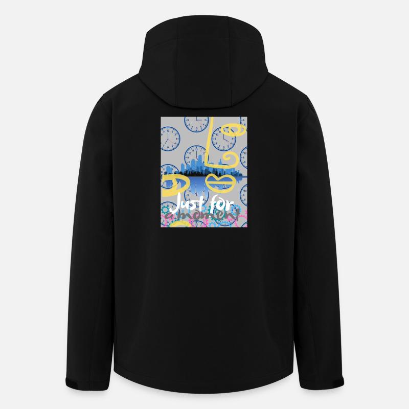 Juste un instant - Veste softshell homme en polyester recyclé Stanley/Stella - noir