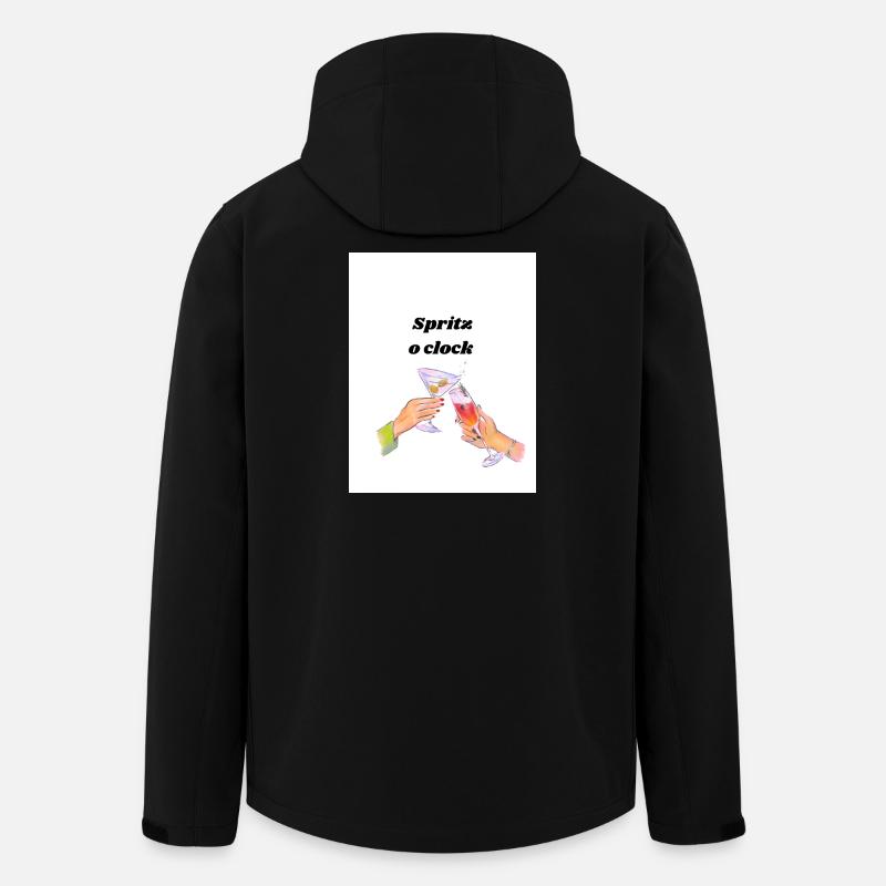 Spritz o clock  - Recycelte Männer Softshell-Jacke von Stanley/Stella - Schwarz
