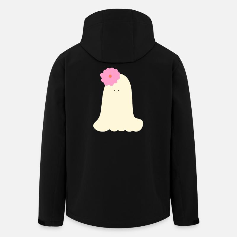 Verspielter Halloween Gespenst  - Recycelte Männer Softshell-Jacke von Stanley/Stella - Schwarz