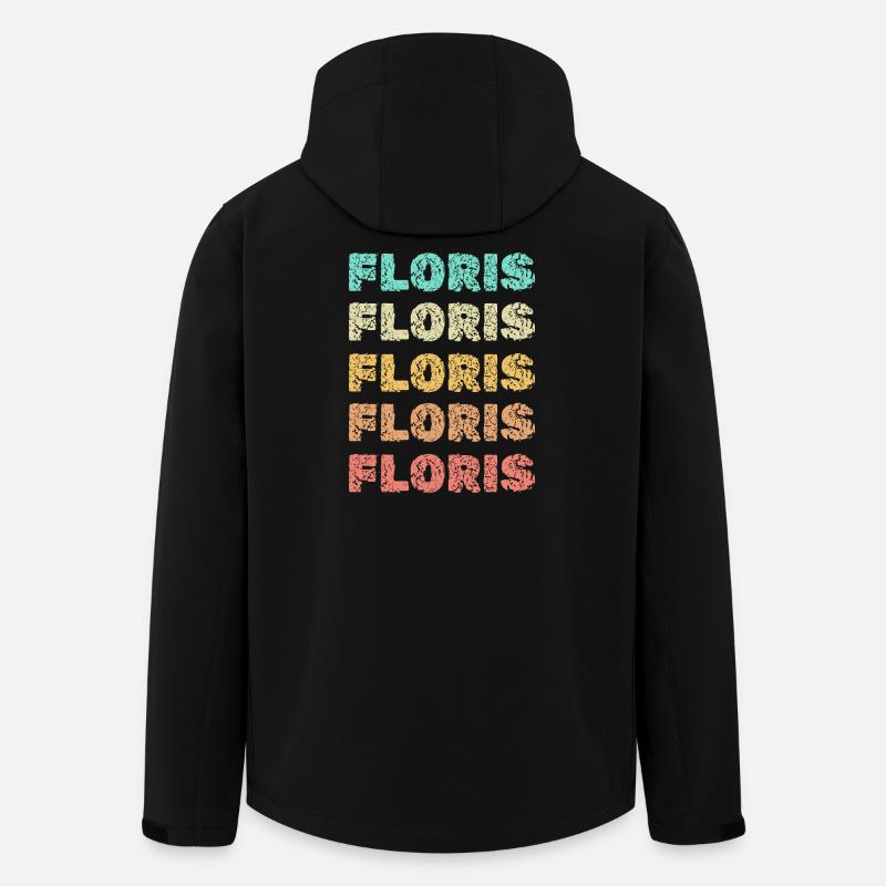 Floris as Floris - Men’s Recycled Softshell Jacket by Stanley/Stella - black