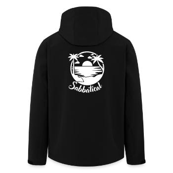 Sabbatique - Veste softshell homme en polyester recyclé Stanley/Stella - noir - Dos - AI Model Male 185 light (185cm)