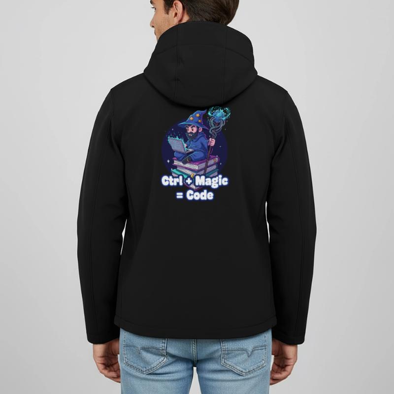 Ctrl Magic Code Zauberer Recycelte Männer Softshell-Jacke Discoverer von Stanley/Stella