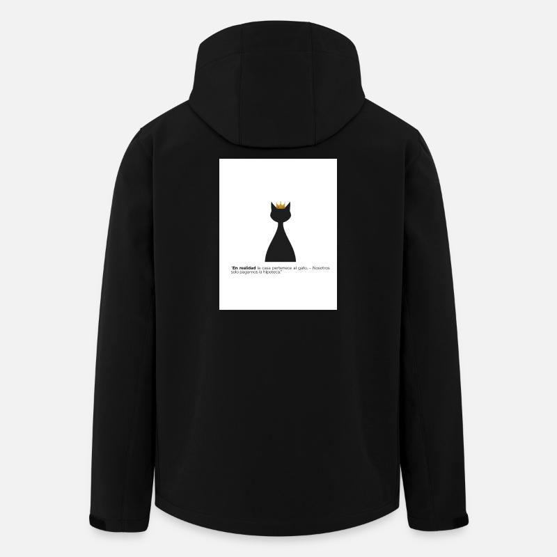 Gato Rey und seine Hypothek - Recycelte Männer Softshell-Jacke von Stanley/Stella - Schwarz