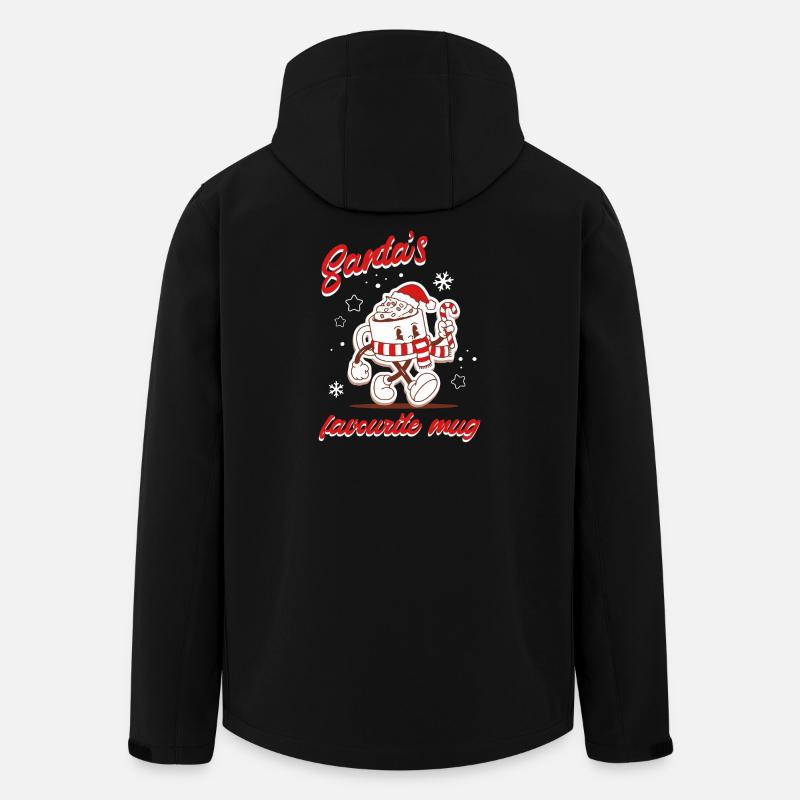 Tasse du Père Noël préférée - Veste softshell homme en polyester recyclé Stanley/Stella - noir