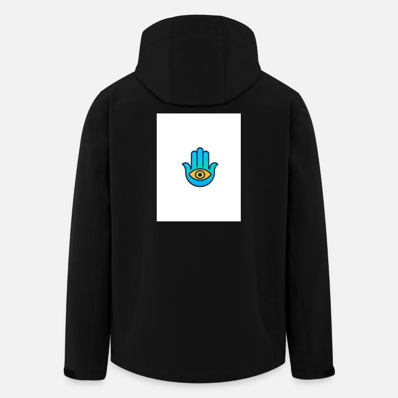 Fünf - Recycelte Männer Softshell-Jacke von Stanley/Stella - Schwarz