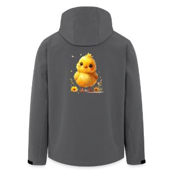 Un petit petit petit mignon, adapté au printemps - Veste softshell homme en polyester recyclé Stanley/Stella - noir - Dos - AI Model Male 185 light (185cm)