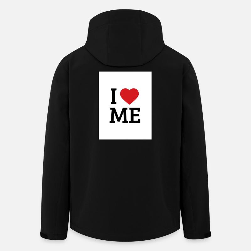 I Love Me Heart – Self-Love - Men’s Recycled Softshell Jacket by Stanley/Stella - black