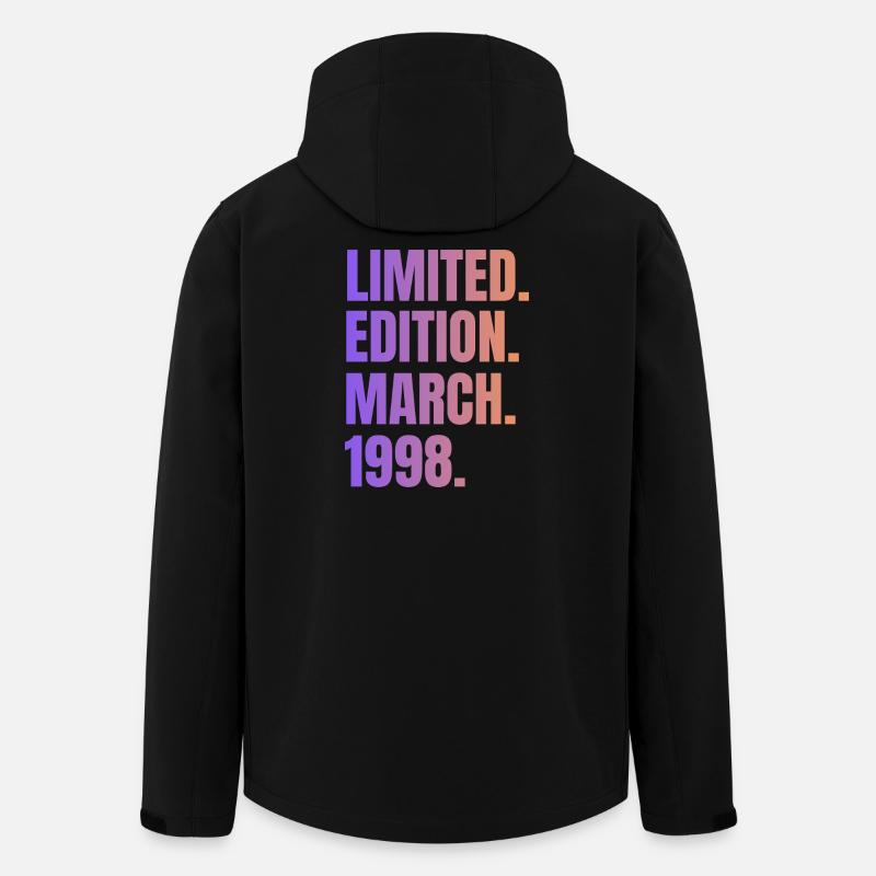 Édition Limitée Mars 1998 - Veste softshell homme en polyester recyclé Stanley/Stella - noir