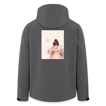 Sweet Daughter Love Mum - Recycelte Männer Softshell-Jacke von Stanley/Stella - Anthrazit - Hinten - AI Model Male 185 light (185cm)