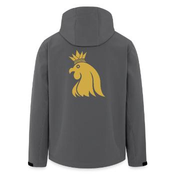 King of the Day - Recycelte Männer Softshell-Jacke von Stanley/Stella - Schwarz - Hinten - AI Model Male 185 light (185cm)