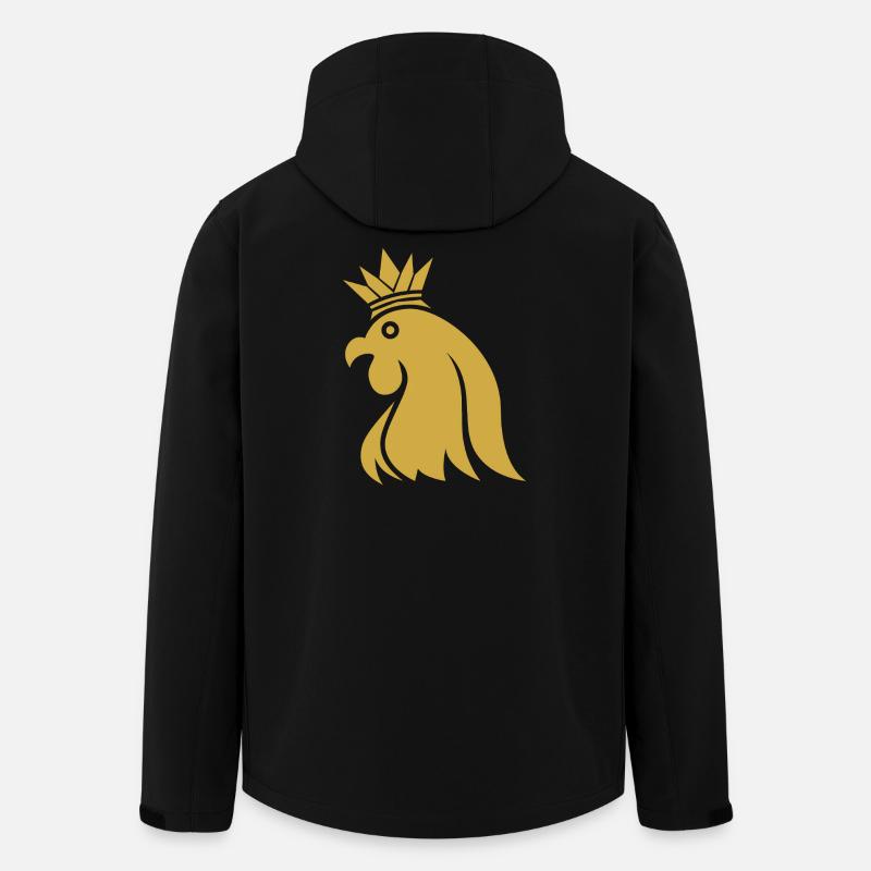 King of the Day - Recycelte Männer Softshell-Jacke von Stanley/Stella - Schwarz