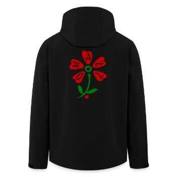 Grand-mère 2027 - Veste softshell homme en polyester recyclé Stanley/Stella - noir - Dos - AI Model Male 185 light (185cm)