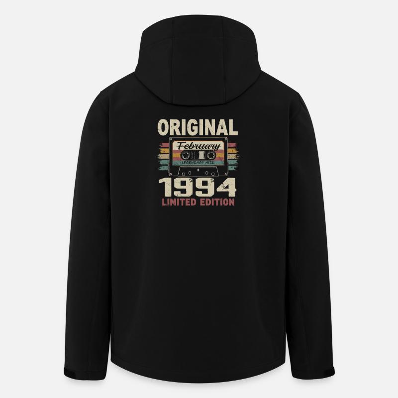 February 1994, February 1994 Birthday Gift - Men’s Recycled Softshell Jacket by Stanley/Stella - black