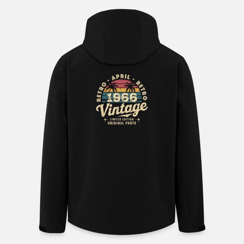 Avril 1966 - April 1966 - Veste softshell homme en polyester recyclé Stanley/Stella - noir