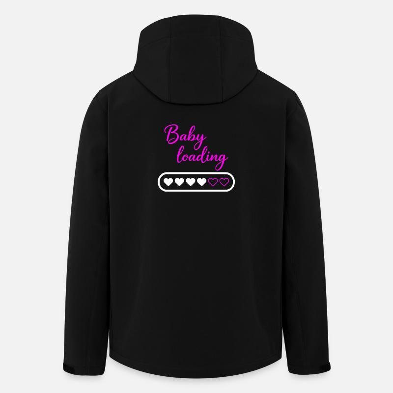 Baby loading - Recycelte Männer Softshell-Jacke Discoverer von Stanley/Stella - Schwarz