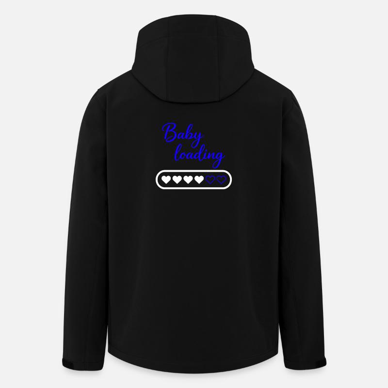 Baby loading - Recycelte Männer Softshell-Jacke von Stanley/Stella - Schwarz