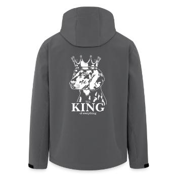 Slovensky Kopov King of everything Hunde Wilsigns - Recycelte Männer Softshell-Jacke von Stanley/Stella - Schwarz - Hinten - AI Model Male 185 light (185cm)
