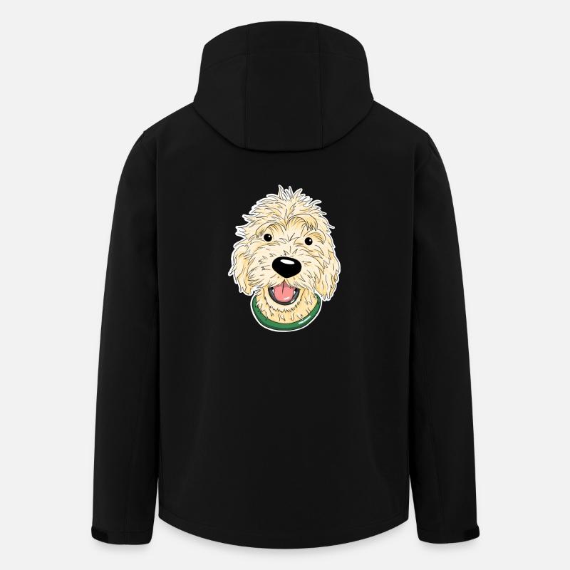 DonComic2 - Men’s Recycled Softshell Jacket by Stanley/Stella - black