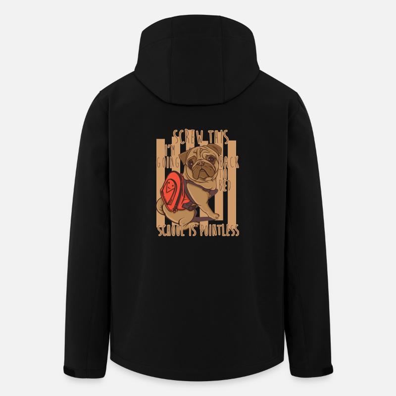 Screw this - Men’s Recycled Softshell Jacket by Stanley/Stella - black