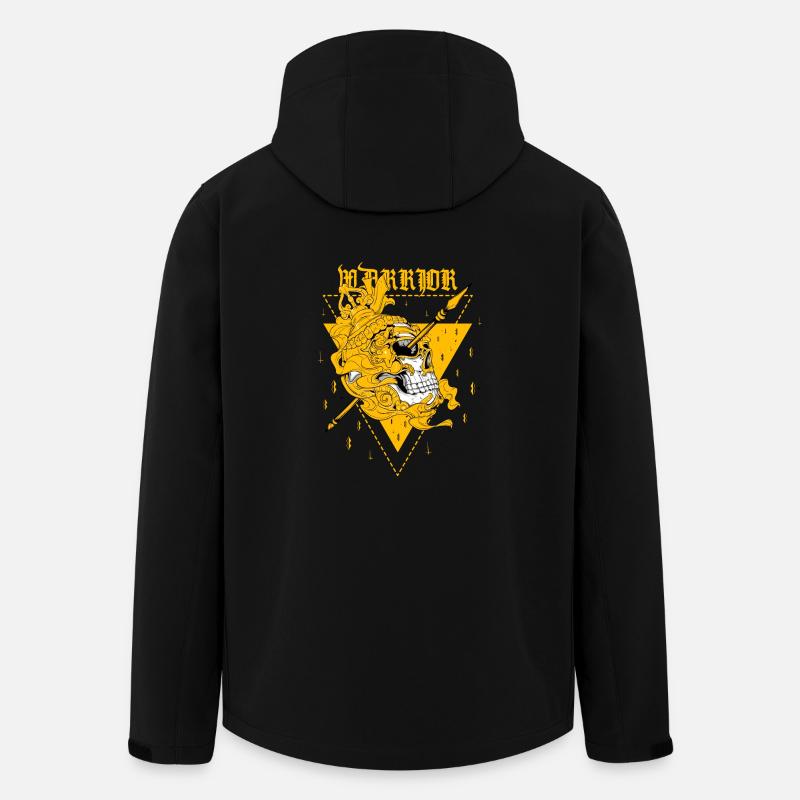 Le guerrier - Veste softshell homme en polyester recyclé Stanley/Stella - noir