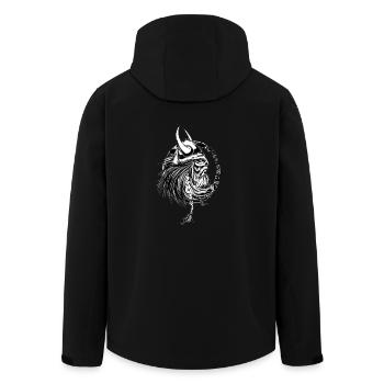 Vikings - Veste softshell homme en polyester recyclé Stanley/Stella - noir - Dos - AI Model Male 185 light (185cm)