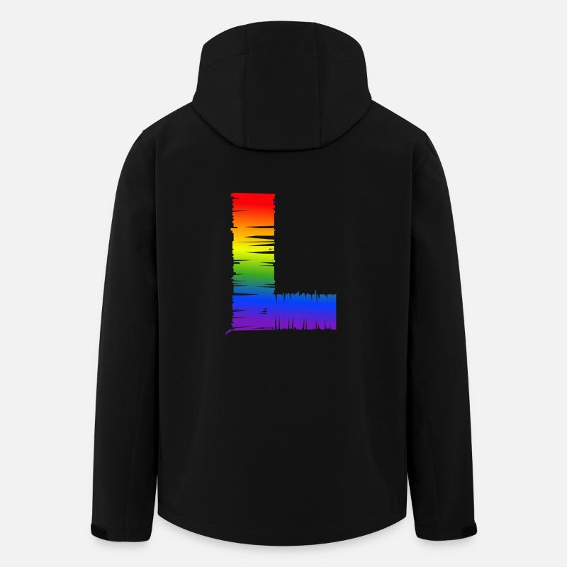 arc-en-L - Veste softshell homme en polyester recyclé Stanley/Stella - noir