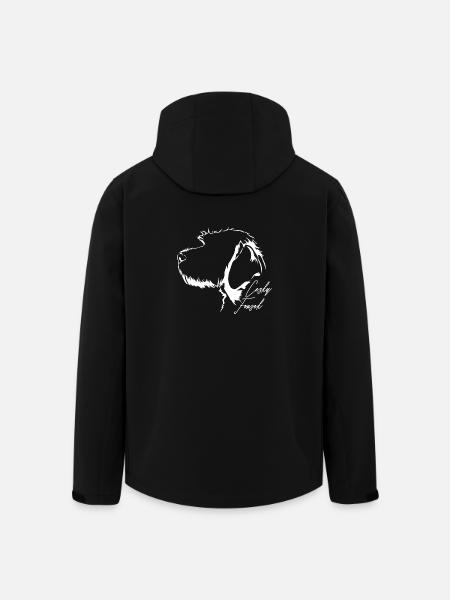 CESKY FOUSEK Profil Chiens Wilsigns - Veste softshell homme en polyester recyclé Stanley/Stella - noir