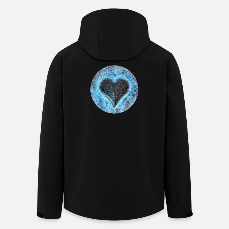 Collection Cœur Lumineux / -Âme - Veste softshell homme en polyester recyclé Stanley/Stella - noir