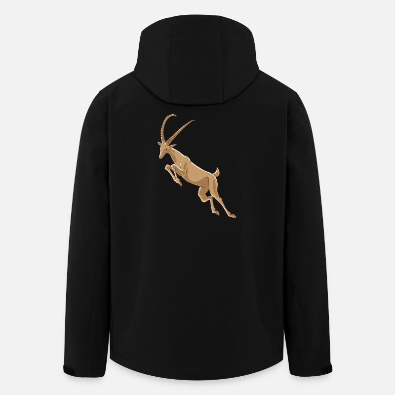 ibex - Recycelte Männer Softshell-Jacke von Stanley/Stella - Schwarz