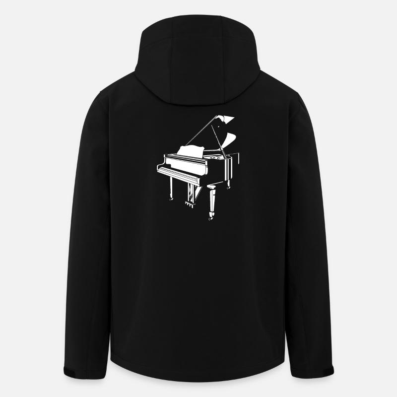 Flügel abstrakt - Recycelte Männer Softshell-Jacke von Stanley/Stella - Schwarz