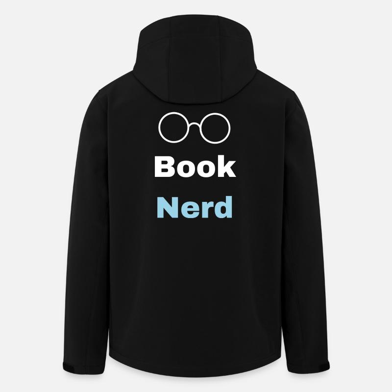 Buch-Nerd - Recycelte Männer Softshell-Jacke von Stanley/Stella - Schwarz