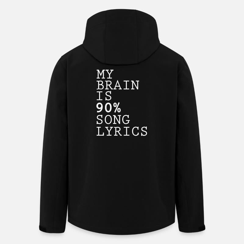 Inspirierendes Zitat Abstraktes Design - Recycelte Männer Softshell-Jacke von Stanley/Stella - Schwarz