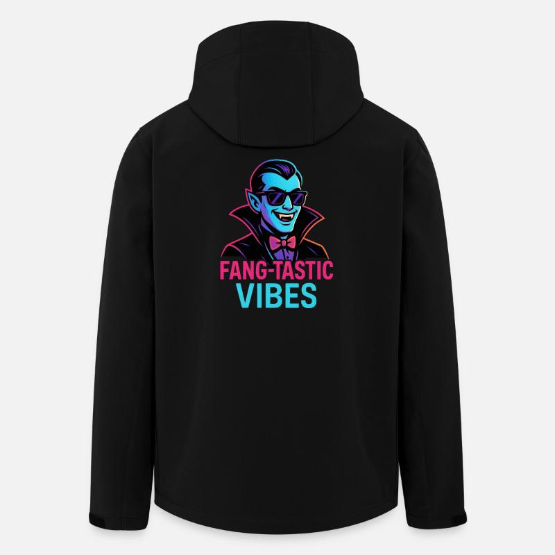 Vampir Design - Fang-Tastic Vibes - Recycelte Männer Softshell-Jacke von Stanley/Stella - Schwarz