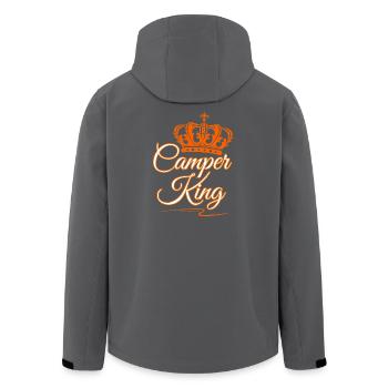 Camping-car King - Veste softshell homme en polyester recyclé Stanley/Stella - noir - Dos - AI Model Male 185 light (185cm)