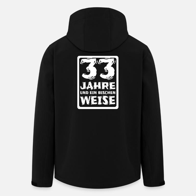 33 - Recycelte Männer Softshell-Jacke von Stanley/Stella - Schwarz