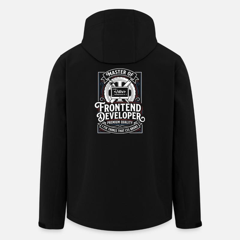 Frontend Meister: CSS HTML Kunst - Recycelte Männer Softshell-Jacke von Stanley/Stella - Schwarz