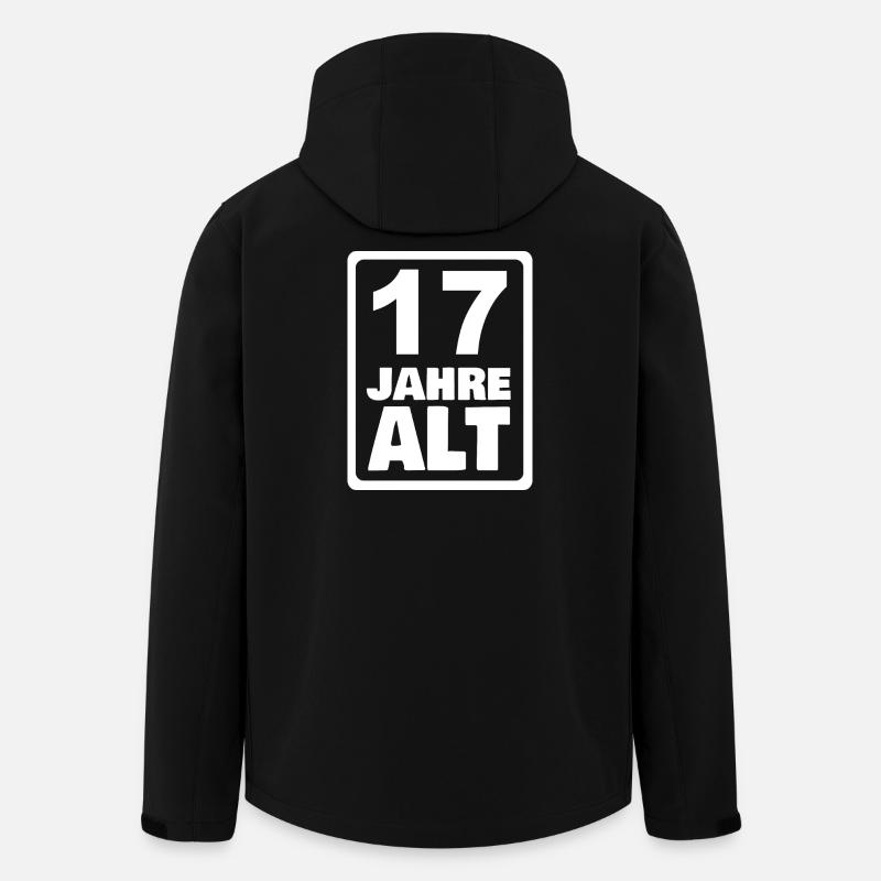 17 - Recycelte Männer Softshell-Jacke von Stanley/Stella - Schwarz