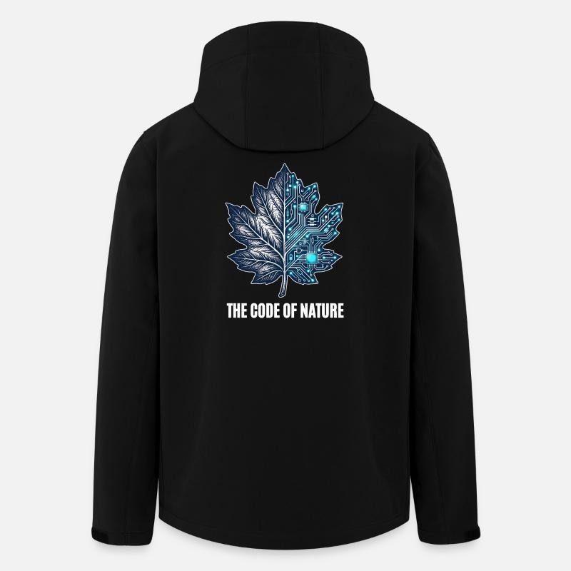 The Code Of Nature - Men’s Recycled Softshell Jacket by Stanley/Stella - black