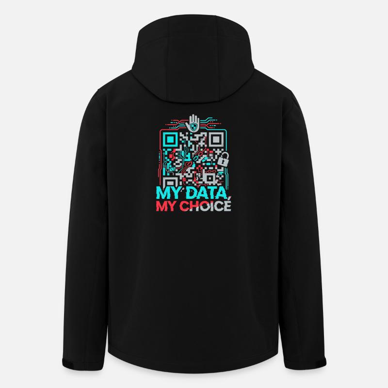 Mes données - Veste softshell homme en polyester recyclé Stanley/Stella - noir