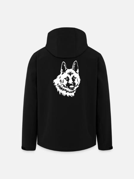 Hällefors Elkhound "Black Edition" - Men’s Recycled Softshell Jacket by Stanley/Stella - black