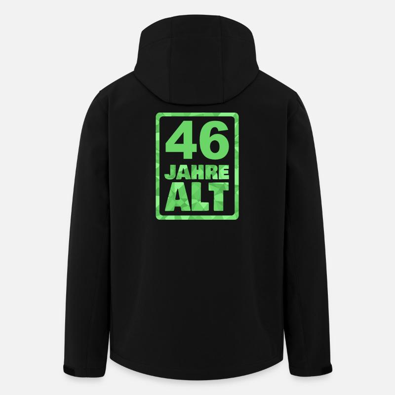 Âge 46 - Veste softshell homme en polyester recyclé Stanley/Stella - noir