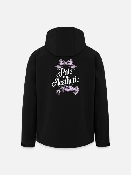 Pale Aesthetic Rose Bow - Men’s Recycled Softshell Jacket by Stanley/Stella - black