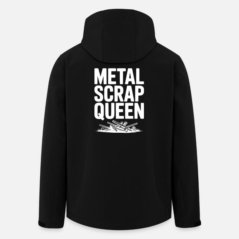 Metallschrottkönigin - Recycelte Männer Softshell-Jacke von Stanley/Stella - Schwarz
