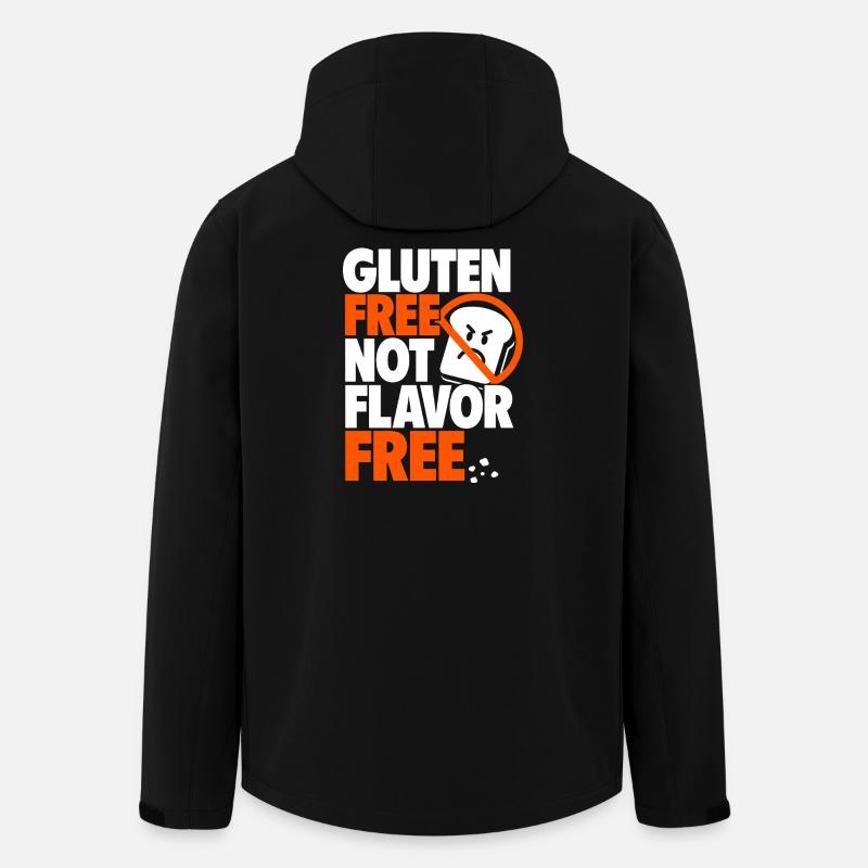 Sans gluten, pas sans arôme - Veste softshell homme en polyester recyclé Stanley/Stella - noir