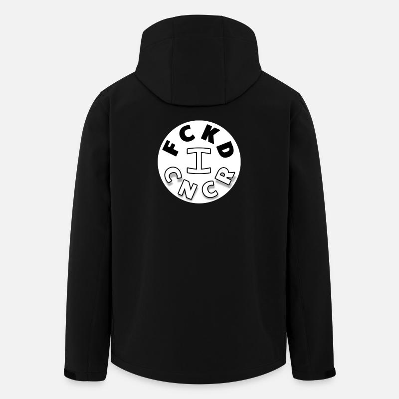 J’AI BAISÉ LE CANCER - Veste softshell homme en polyester recyclé Stanley/Stella - noir
