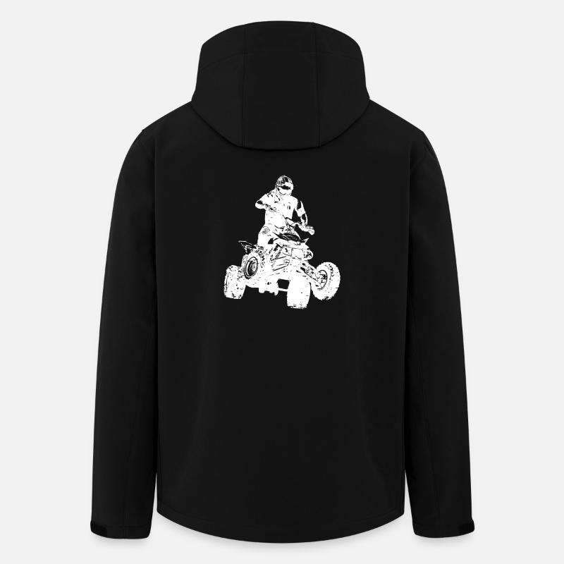 Quad - Recycelte Männer Softshell-Jacke von Stanley/Stella - Schwarz
