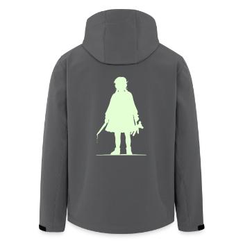 Killerinstinkt - Recycelte Männer Softshell-Jacke von Stanley/Stella - Schwarz - Hinten - AI Model Male 185 light (185cm)