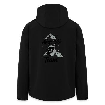 Lunettes de ski Alpaca Après-ski - Veste softshell homme en polyester recyclé Stanley/Stella - noir - Dos - AI Model Male 185 light (185cm)