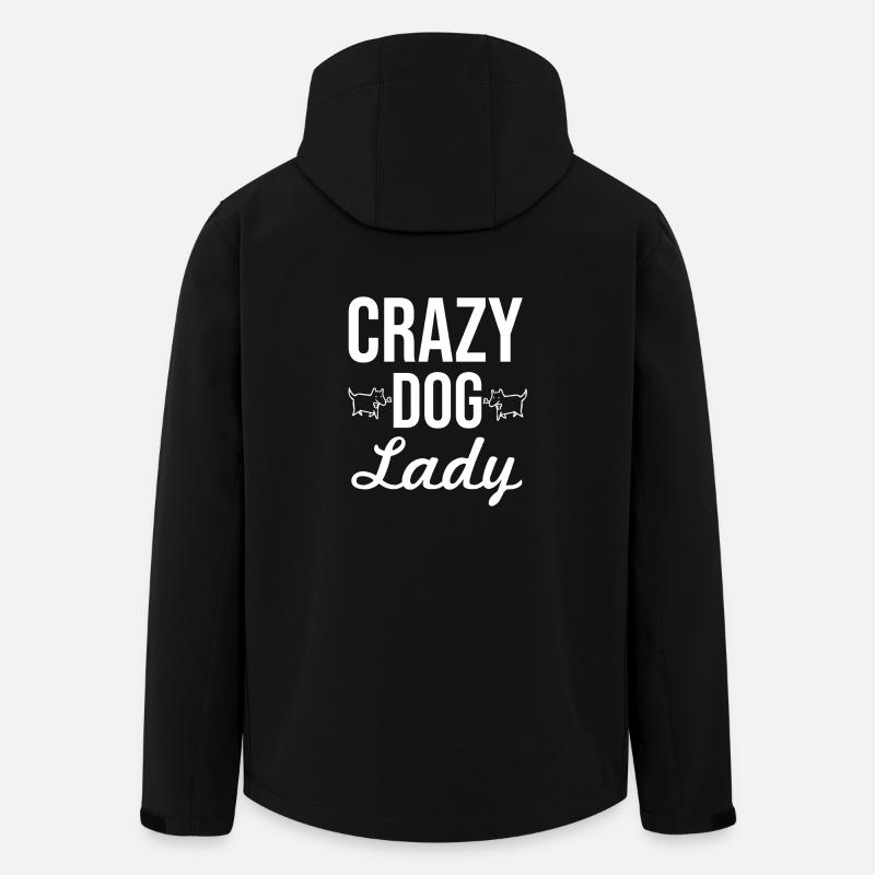 Dame de chien folle - Veste softshell homme en polyester recyclé Stanley/Stella - noir