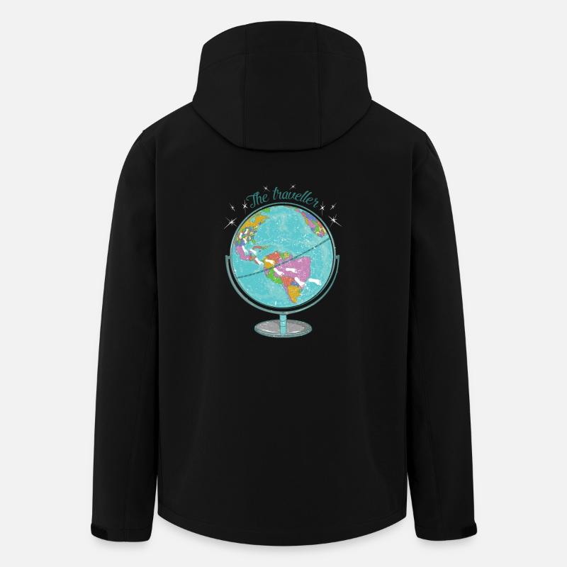 The Adventurer - The Journey - Men’s Recycled Softshell Jacket by Stanley/Stella - black